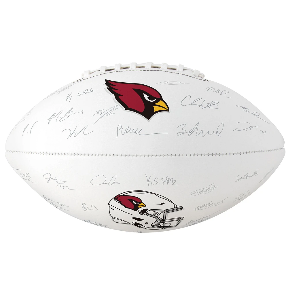 Ballon de football à signature autographe des Cardinals de l'Arizona