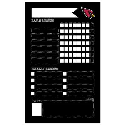 Arizona Cardinals 11'' x 19'' Chore Chalkboard