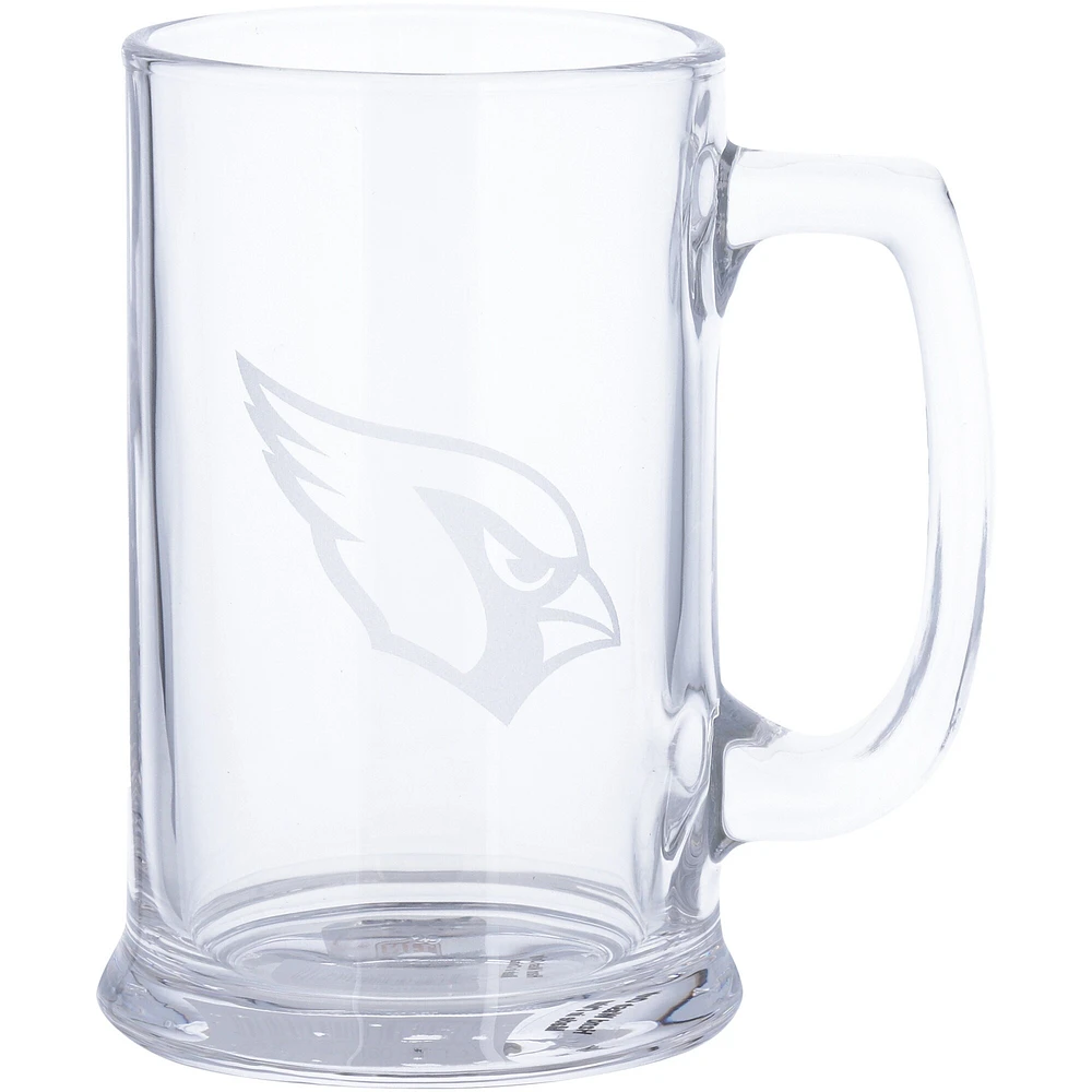 Arizona Cardinals 15oz. Stein Glass