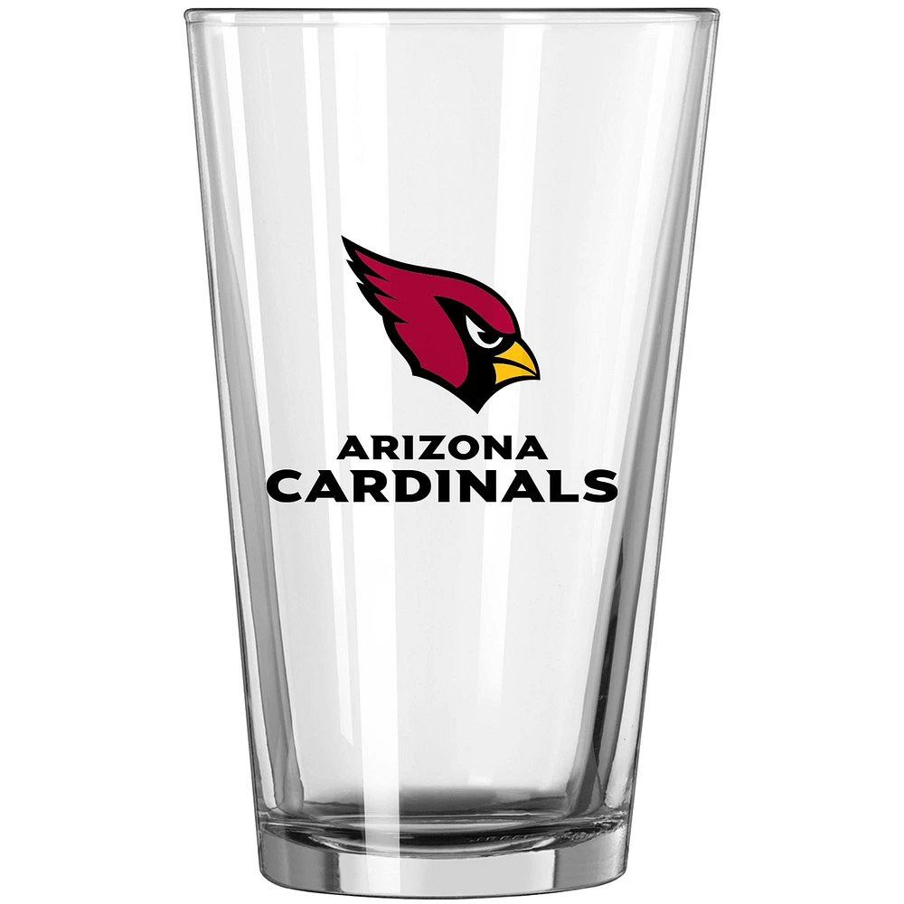 Verre à bière avec logo des Cardinals de l'Arizona, 16 oz