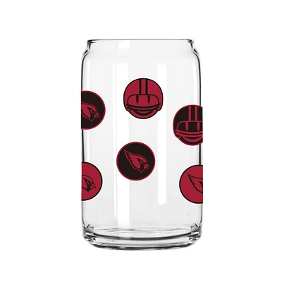 Cardinals de l'Arizona 16 oz. Smiley peut verre