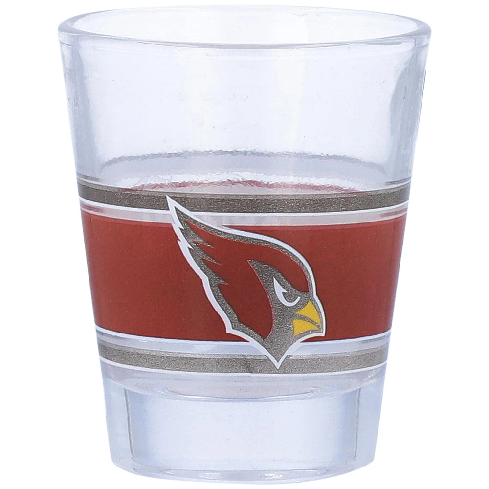 Cardinals de l'Arizona 2 oz. Verre à liqueur à rayures