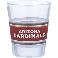 Cardinals de l'Arizona 2 oz. Verre à liqueur à rayures