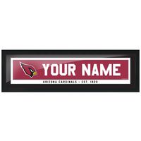 Arizona Cardinals - 6'' x 22'' Personalized Framed Art