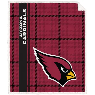 Arizona Cardinals 60'' x 70'' Plaid Flannel Fleece Blanket