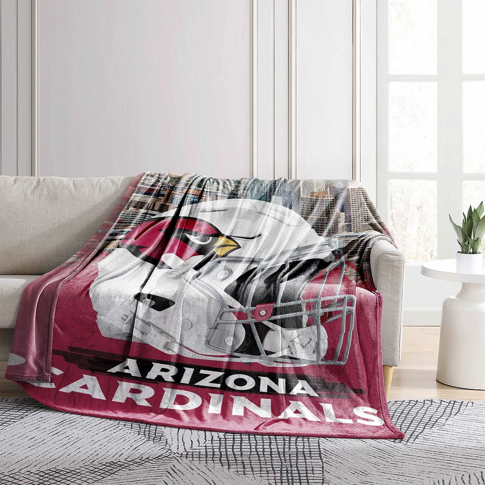 Arizona Cardinals 66" x 90" City Sketch Blanket