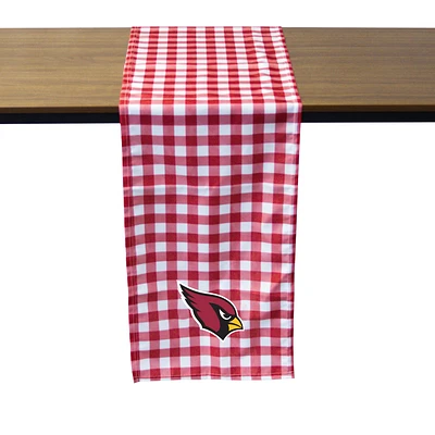 Chemin de table à carreaux Buffalo Cardinals de l'Arizona