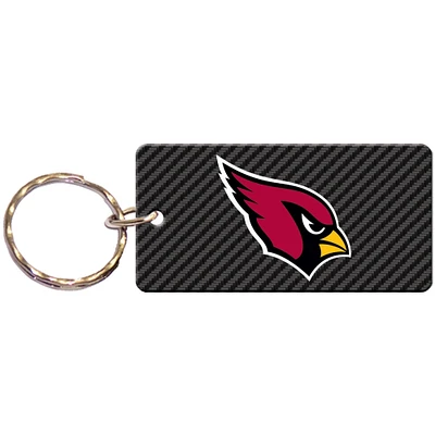 Arizona Cardinals Carbon Printed Acrylic Team Color Logo Keychain