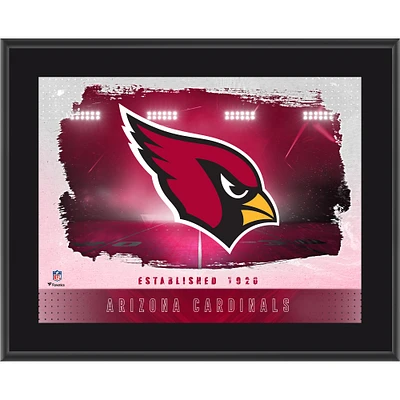 Arizona Cardinals Framed 10.5" x 13" Sublimated Horizontal Team Logo Plaque
