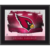 Arizona Cardinals Framed 10.5" x 13" Sublimated Horizontal Team Logo Plaque