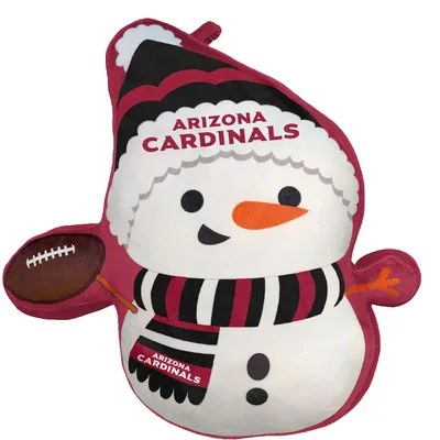 Arizona Cardinals Holiday Snowman Plushlete Pillow