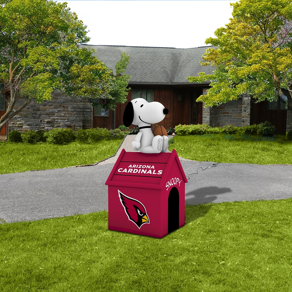 Niche gonflable Snoopy des Cardinals de l'Arizona