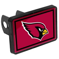 Housse d'attelage universelle en plastique avec logo Arizona Cardinals 1,25" x 2"