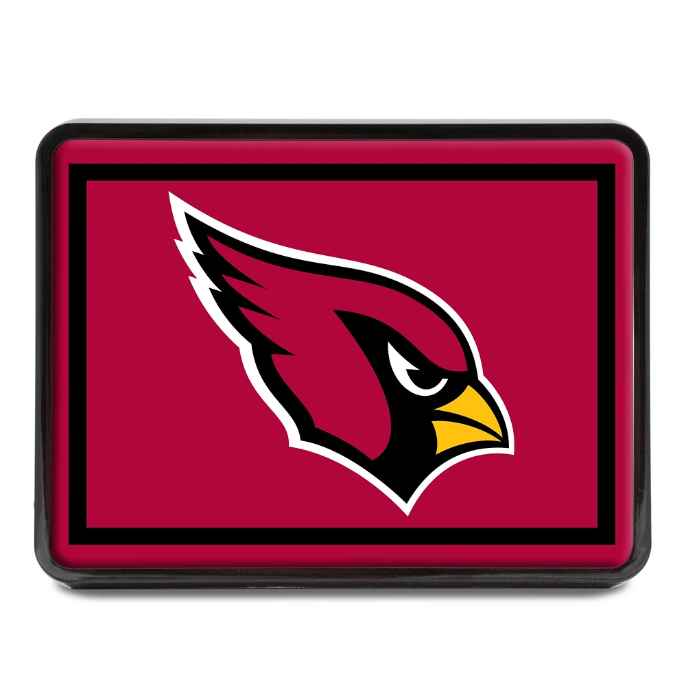 Housse d'attelage universelle en plastique avec logo Arizona Cardinals 1,25" x 2"