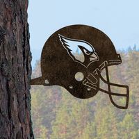 Arizona Cardinals Metal Garden Art Helmet Spike