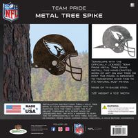 Arizona Cardinals Metal Garden Art Helmet Spike