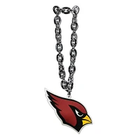 Collier chaîne Superfan surdimensionné des Cardinals de l'Arizona