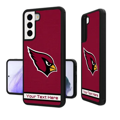 Arizona Cardinals Personalized Stripe Design Galaxy Bump Case