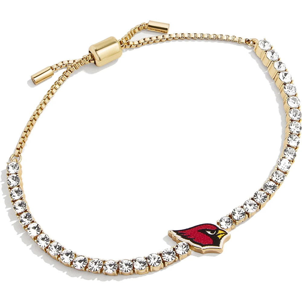 BaubleBar Gold Arizona Cardinals Pull-Tie Tennis Bracelet