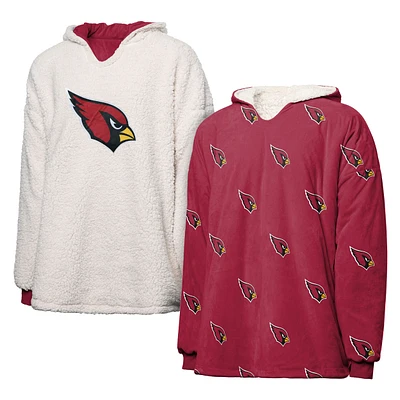 FOCO Arizona Cardinals Répétez l'Impression Réversible Hoodeez