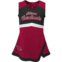 Girls Infant Cardinal Arizona Cardinals Cheer Captain Jumper Dress