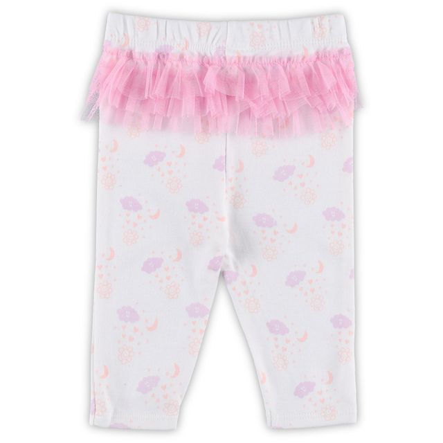 Ensemble body et leggings Tutu pour nouveau-nés bébés blancs Cardinals de l'Arizona