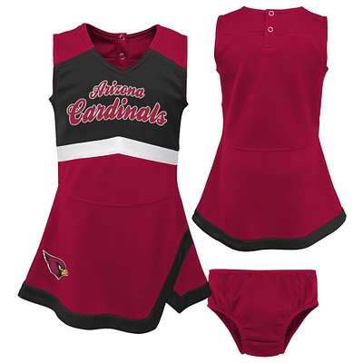 Ensemble deux pièces pour fille Cardinal Arizona Cardinals Cheer Captain Jumper et Bloomer