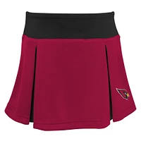 Ensemble de pom-pom girl deux pièces pour filles Cardinal Arizona Cardinals Spirit Cheer avec bloomer