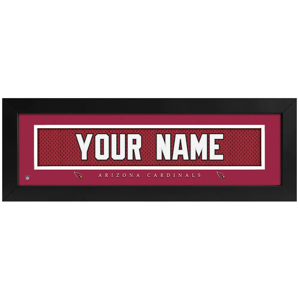 Lids Arizona Cardinals Imperial 8 x 24 Custom Print Name Plate