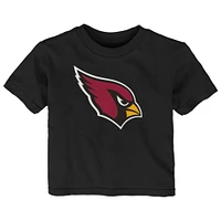 T-shirt noir à logo primaire des Cardinals de l'Arizona pour bébé