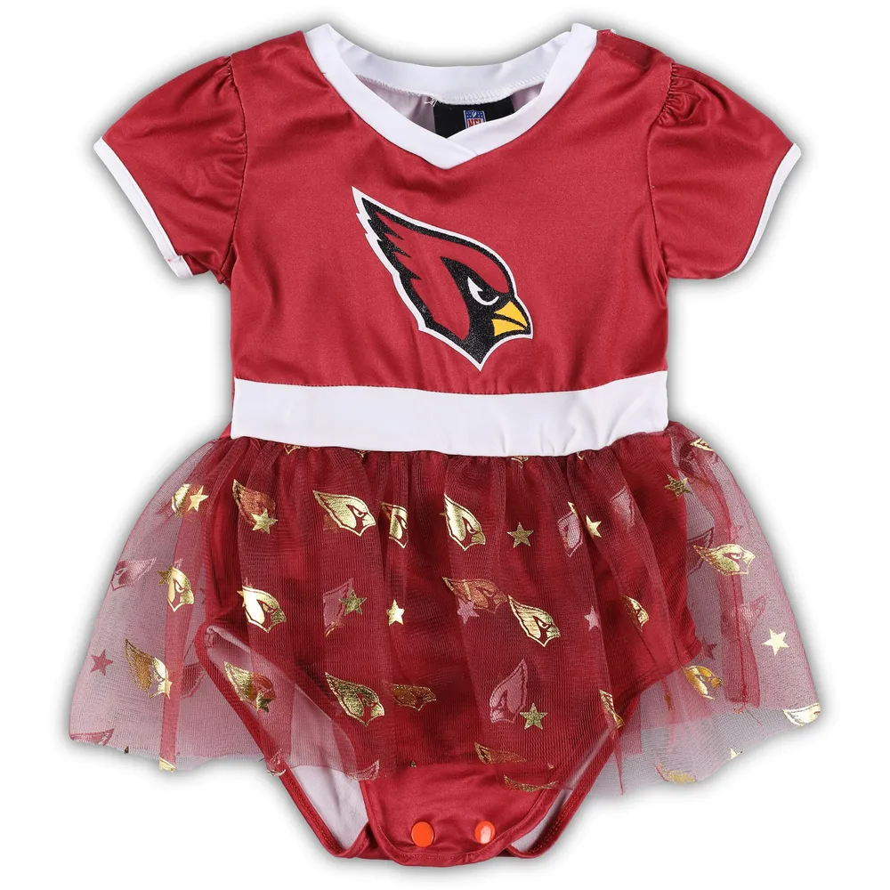 Infant Cardinal/White Arizona Cardinals Tailgate Tutu Game Day Costume Set