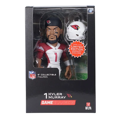 Figurine en vinyle 6" GameChanger de Kyler Murray Arizona Cardinals Series 3 - Recherchez des variantes de couleurs unies rares