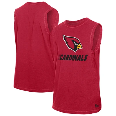 Men's New Era  Cardinal Arizona Cardinals Leisure Collection Tank Top
