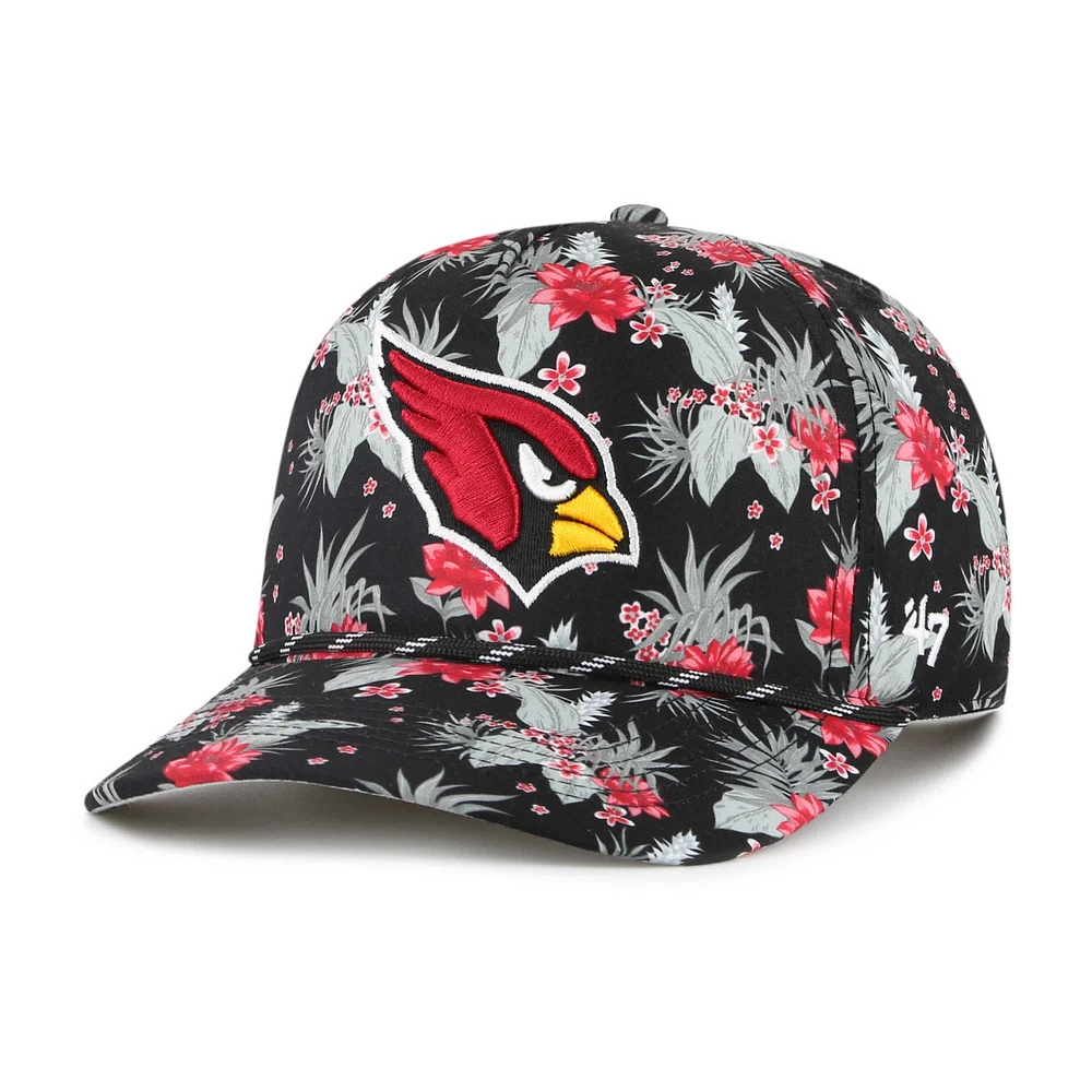 Men's '47  Black Arizona Cardinals Dark Tropic Hitch Adjustable Hat