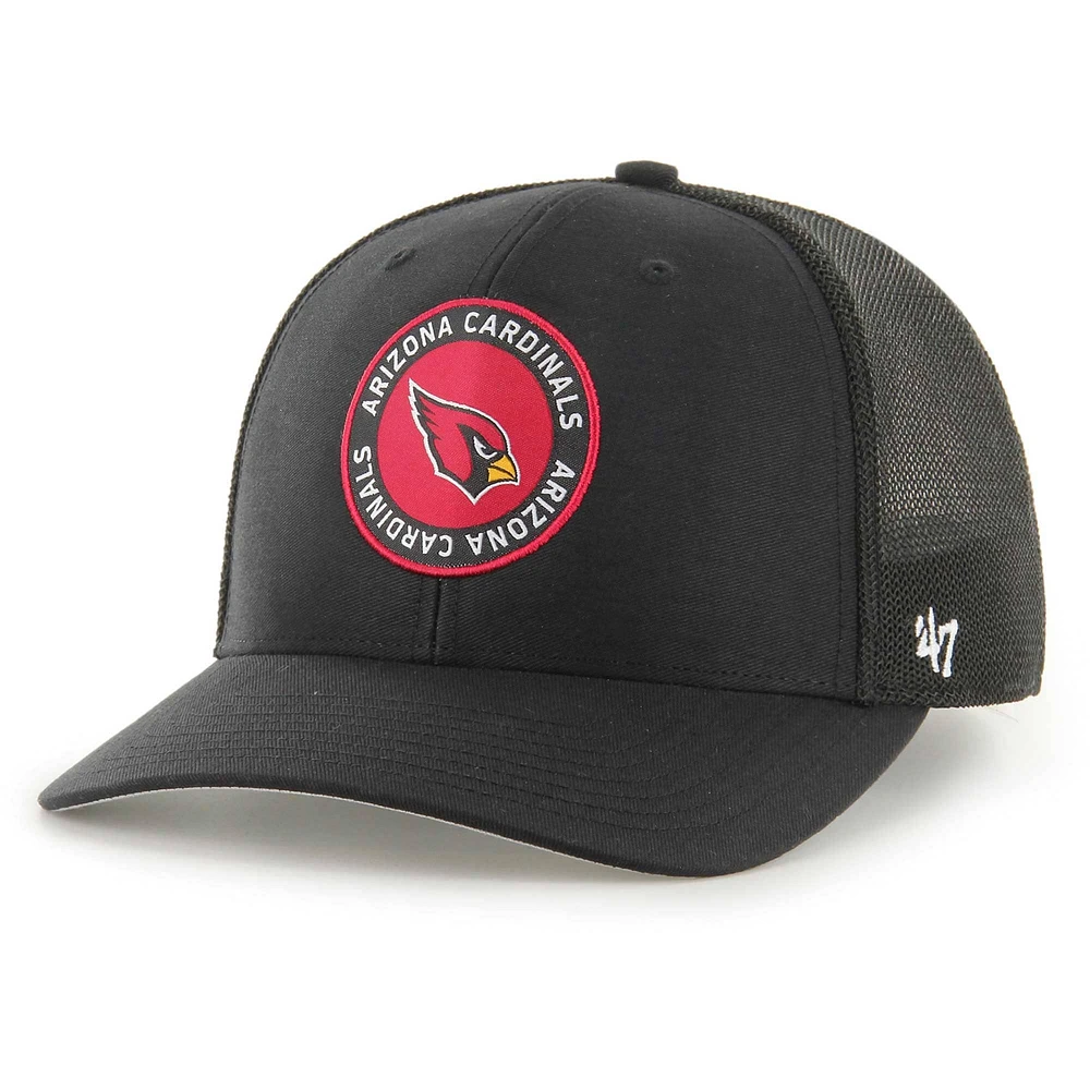 Casquette '47 Black Arizona Cardinals Unveil Flex pour homme