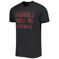 Men's '47 Black Arizona Cardinals Wordmark Rider Franklin T-Shirt