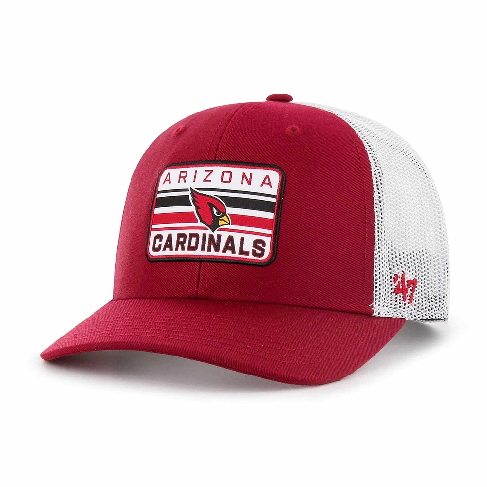 Casquette de camionneur réglable '47 Cardinal/Blanc Arizona Cardinals Drifter pour hommes