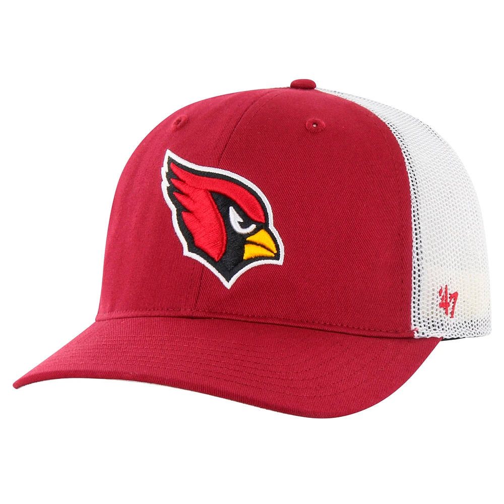 Men's '47 Cardinal/White Arizona Cardinals Team Unstructured Trucker Adjustable Hat