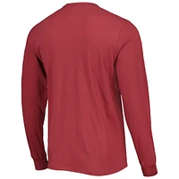 Men's '47 Cardinal Arizona Cardinals Brand Wide Out Franklin Long Sleeve T-Shirt