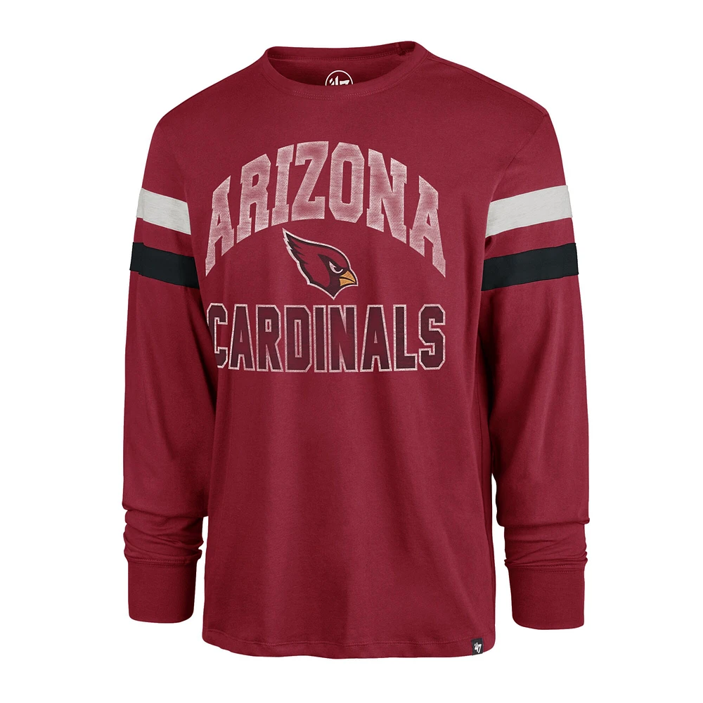 T-shirt à manches longues '47 Cardinal Arizona Cardinals Irving pour homme