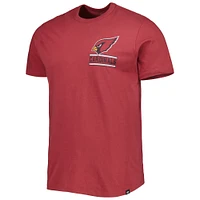 T-shirt pour homme '47 Cardinal Arizona Cardinals Open Field Franklin