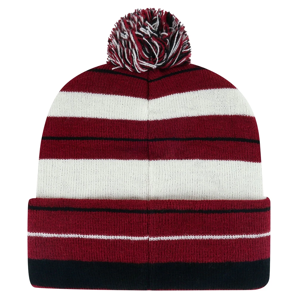 Bonnet en tricot à revers Powerline '47 Cardinal Arizona Cardinals pour femmes avec pompon