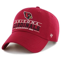 Casquette réglable '47 Cardinal Arizona Cardinals Vernon Clean Up pour homme