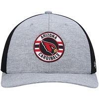 Casquette '47 Heathered Grey/Black Arizona Cardinals Motivator Flex pour homme