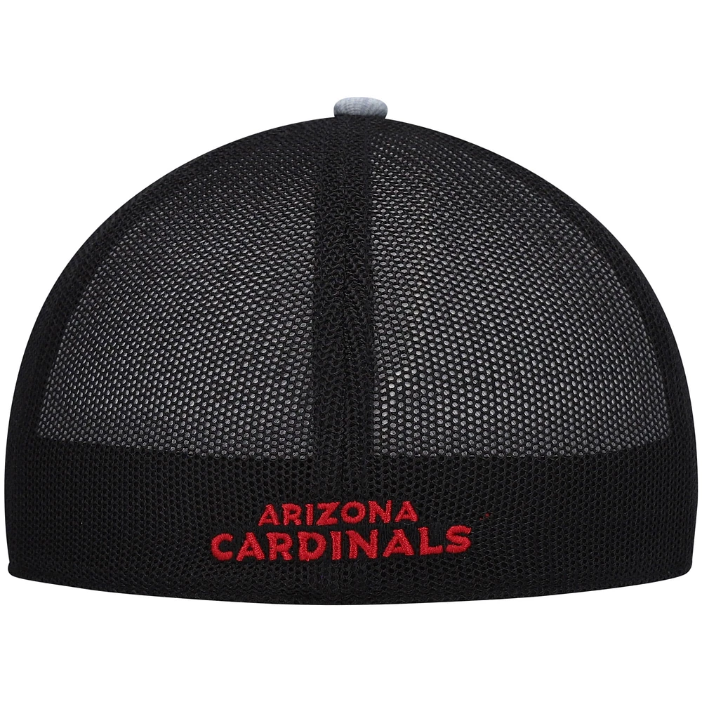 Men's '47 Heathered Gray/Black Arizona Cardinals Motivator Flex Hat