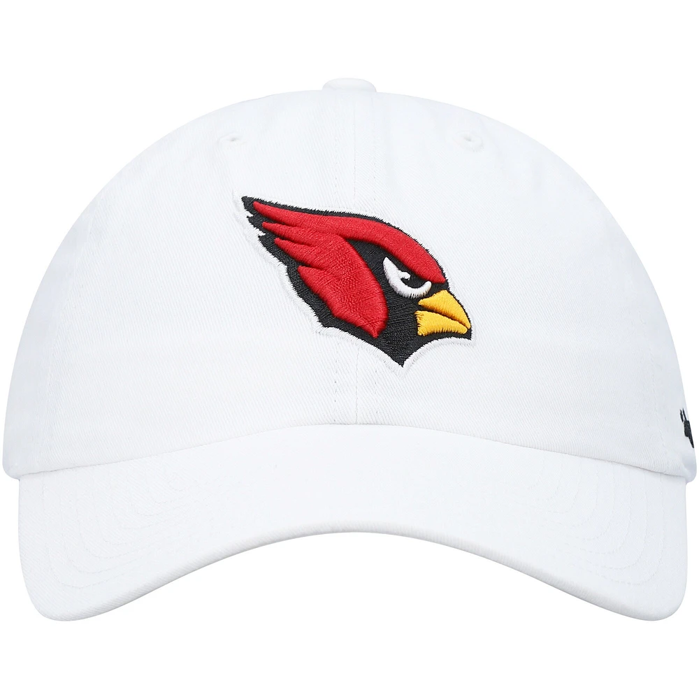 Casquette réglable '47 Arizona Cardinals Clean Up blanche pour homme