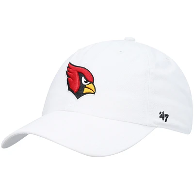 Casquette réglable '47 Arizona Cardinals Clean Up blanche pour homme