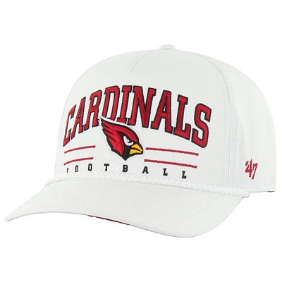 Men's '47 White Arizona Cardinals Roscoe Hitch Rope Adjustable Hat