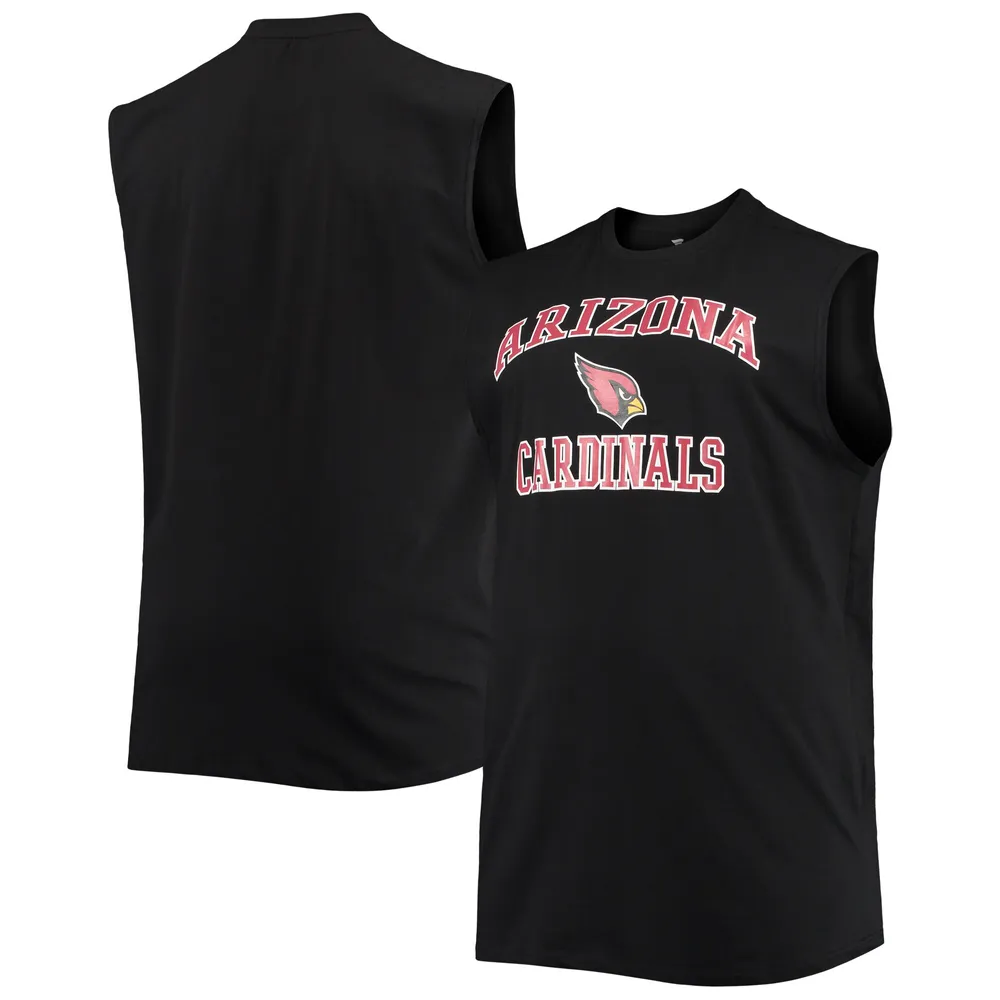 Lids Arizona Cardinals Big & Tall Muscle Tank Top - Black