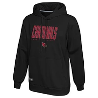 Men's Black Arizona Cardinals Combine Authentic Pullover Hoodie